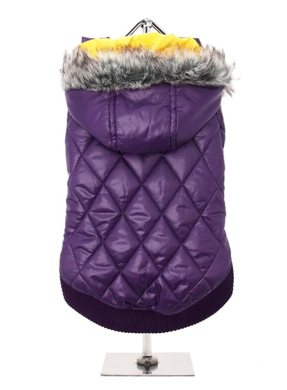 Bunda Thermo Purple Quilted Parka L