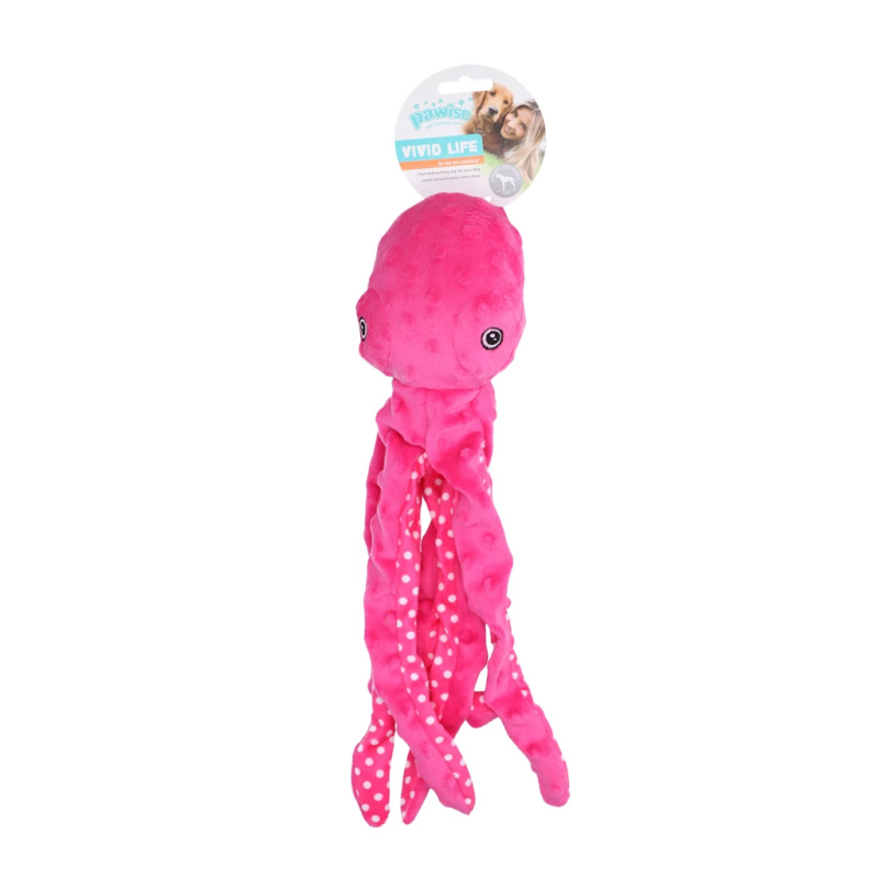 Hračka Pawise Multicolor Plush Octopus S 1