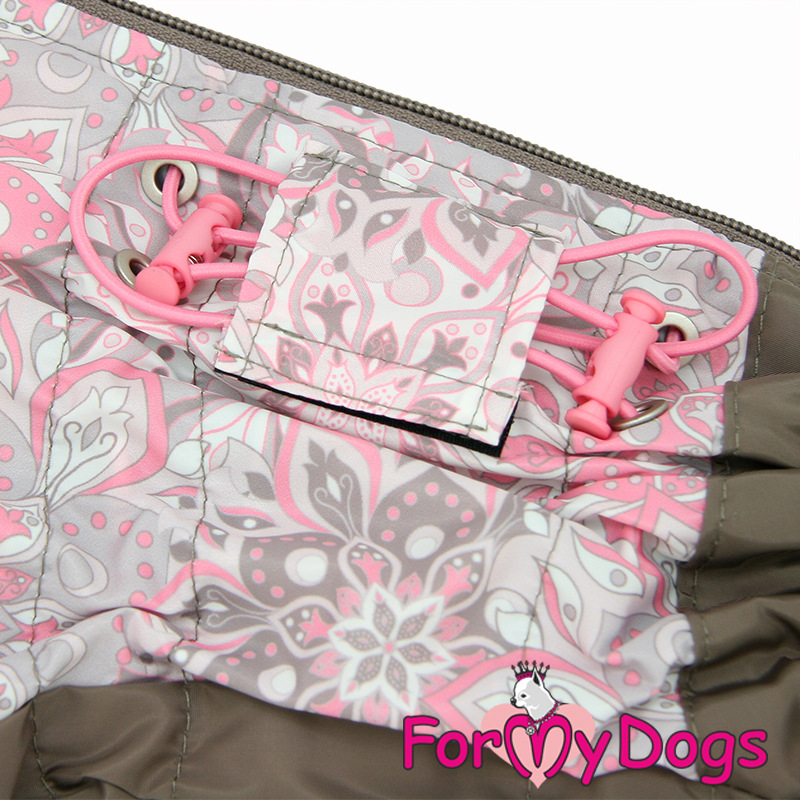 Zimný overal PINK FLOWERS (pre fenky) 6
