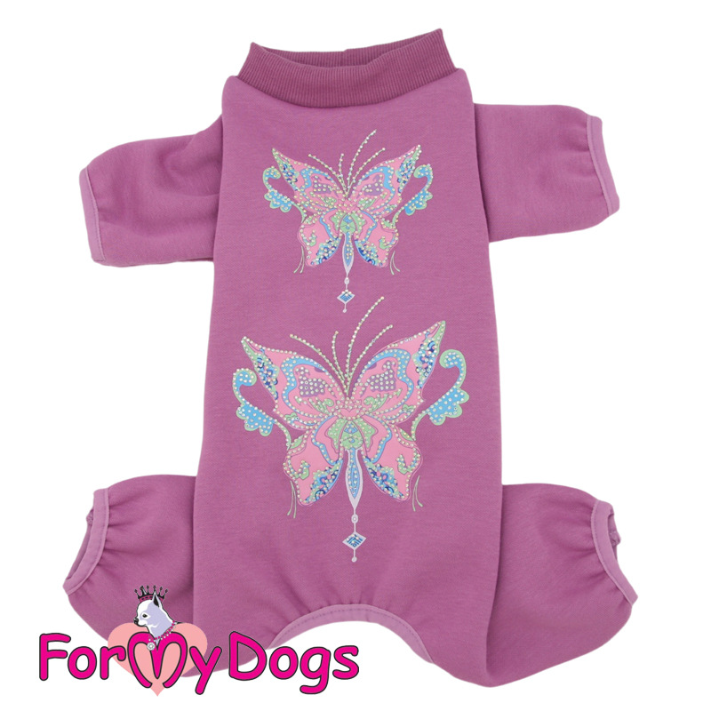 Pyžamo/overal BUTTERFLIES BURGUNDY 20/2XL