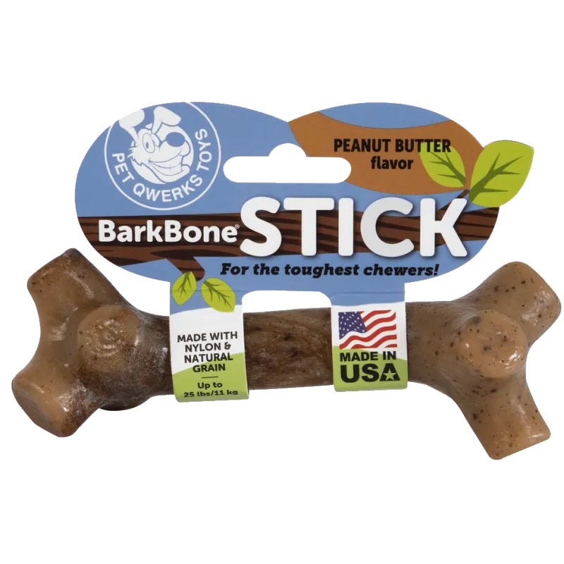 Hračka Pet Qwerks BarkBone Stick Peanut Butter - LG