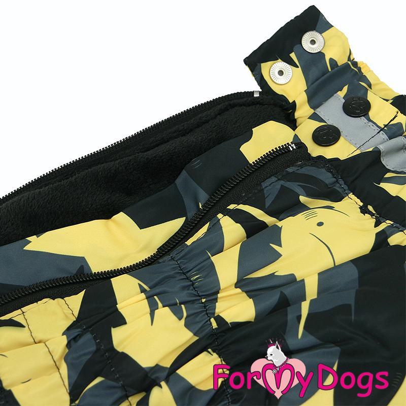 Zimný overal YELLOW CAMOUFLAGE (pre psov) 18/XL