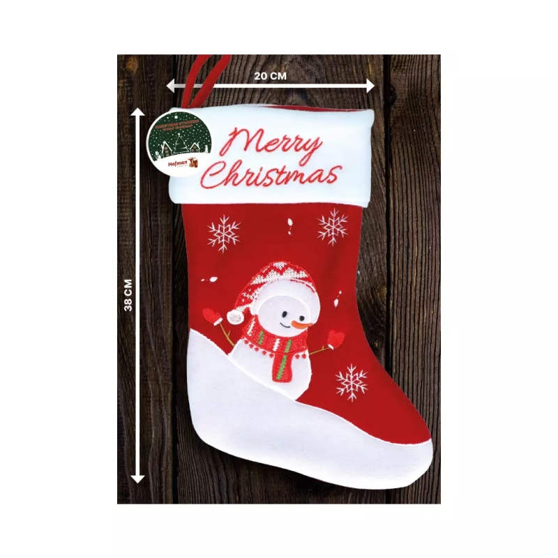 Vianočná pančucha Wooly Santa 1