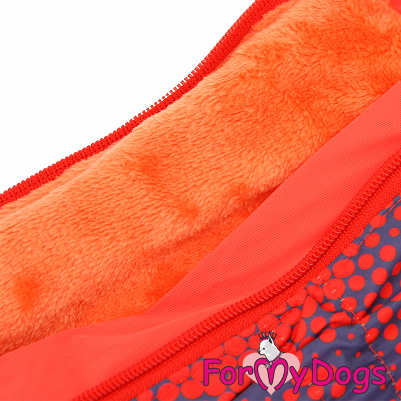 Zimný overal ORANGE BUBBLES (pre fenky) 3