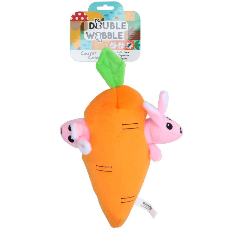 Hračka Double Wobble Carrot Conejos