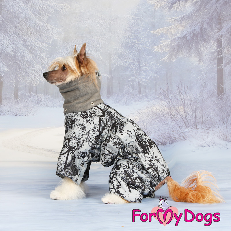 Zimný overal GREY/BLACK (pre psov) 11