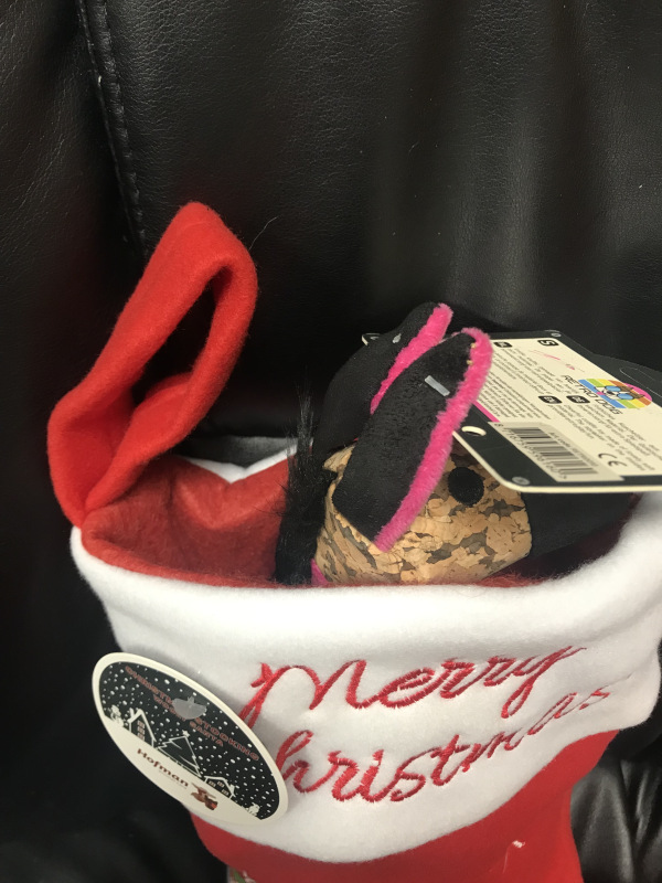 Plná vianočná pančucha Snowman Retro Donkey Pink 2