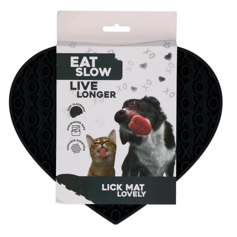 Olizovacia podložka Eat Slow Live Longer Lick Mat Lovely Grey