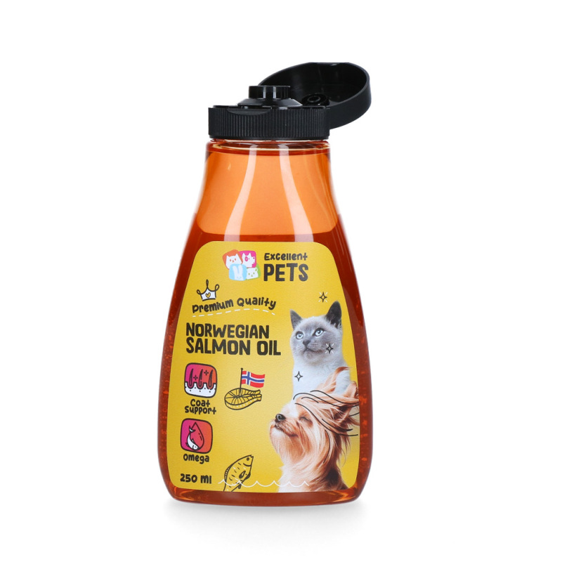 Nórsky lososový olej Excellent Pets Norwegian Salmon Oil 250 ml (squeeze bottle) 1