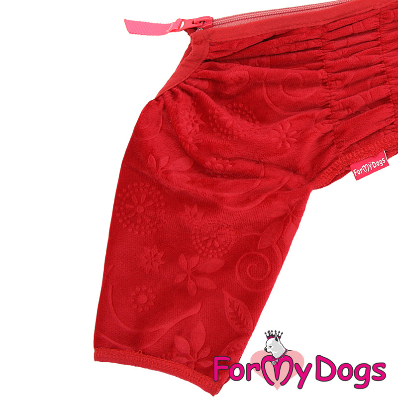 Overal VELOUR RED (pre fenky) 22/3XL 3