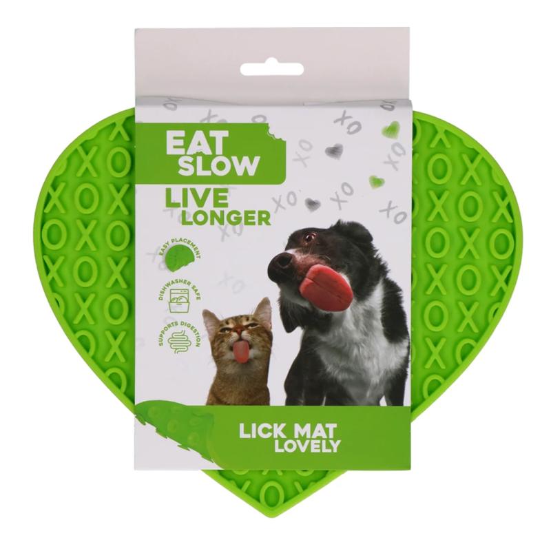 Olizovacia podložka Eat Slow Live Longer Lick Mat Lovely Green