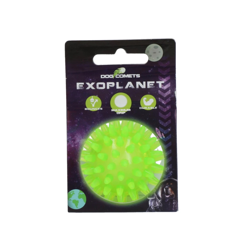 Loptička Dog Comets Exoplanet Spiky Ball S Green