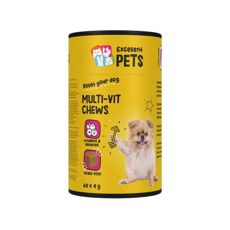 Multivitamíny Excellent Pets Multi-Vit Soft Chews (60 ks)