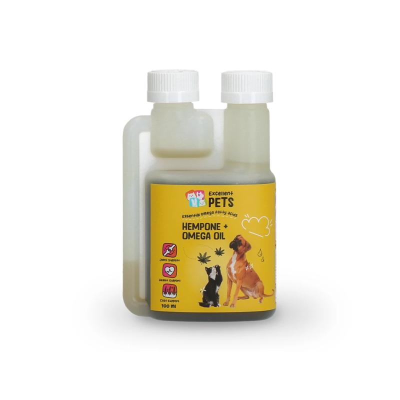 Olej z konopných semien Excellent Pets HempOne + Omega Oil 100 ml