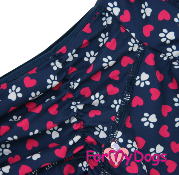 Duster/overal HEARTS (pre psov) 22/3XL 4