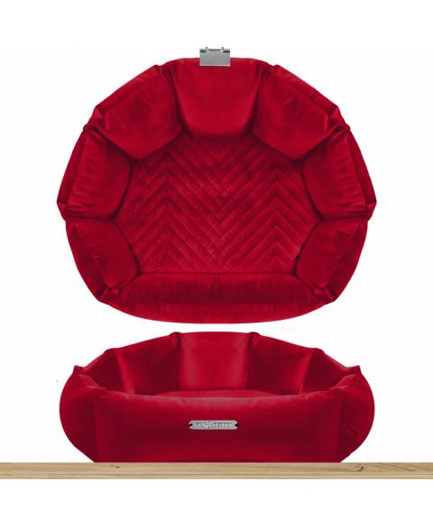 Pelech Saint Germain Shell Sofa - Red