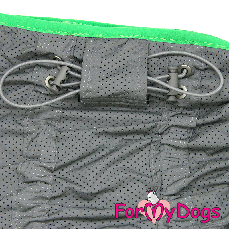 Overal/duster pre westíkov SILVER GREEN (pre psov) A0 6