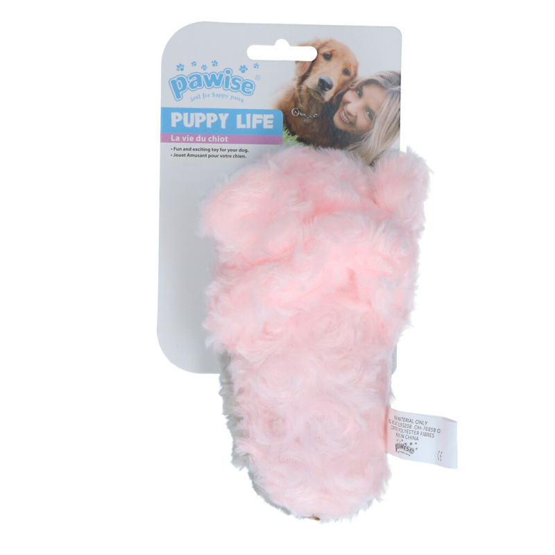 Hračka Pawise Puppy Life My Slipper Pink