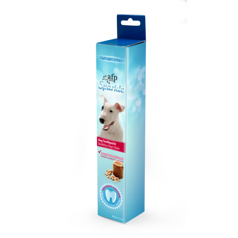 Zubná pasta pre psov AFP Sparkles Toothpaste Peanut Butter (s príchuťou araš.masla)