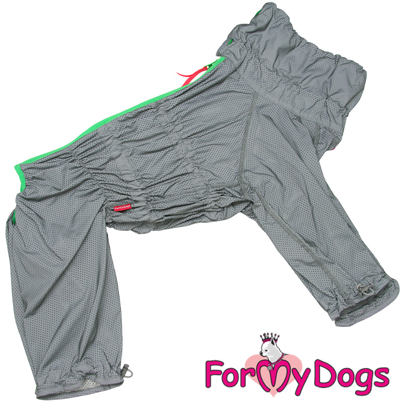 Overal/duster pre westíkov SILVER GREEN (pre psov) A0