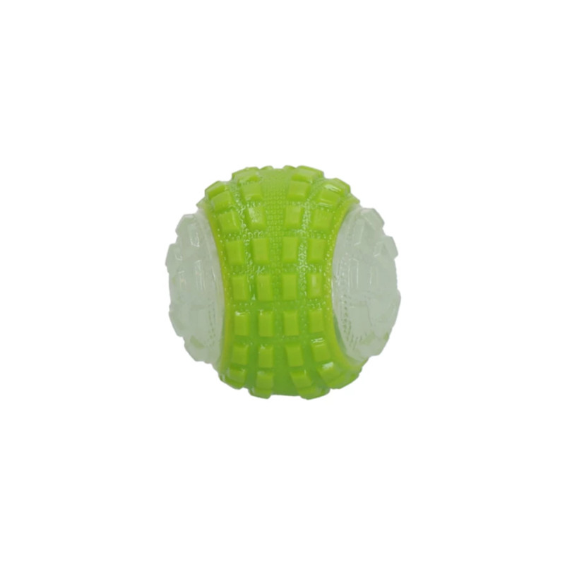 Loptička Dog Comets Glow In The Dark Moon Ball L Green 2