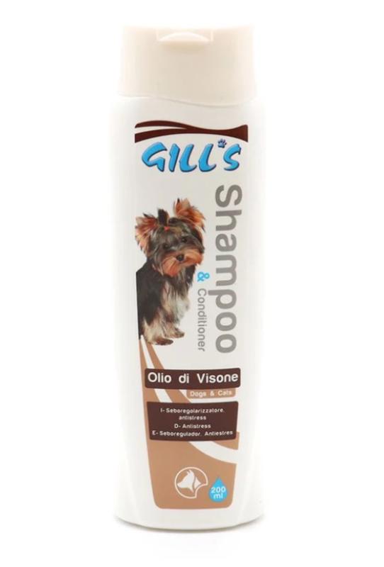 Šampón pre psov s norkovým olejom Gill's