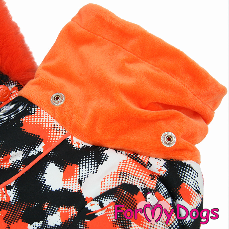 Zimný overal ORANGE CAMOUFLAGE (pre psov) 4
