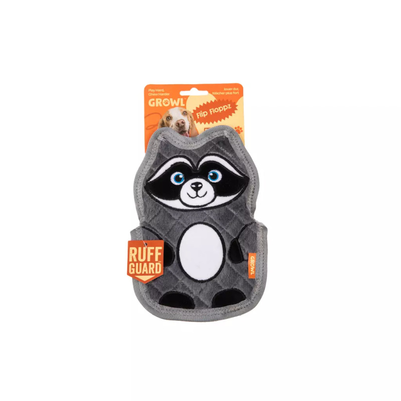 Hračka Growl Flip Floppz Randy the Raccoon