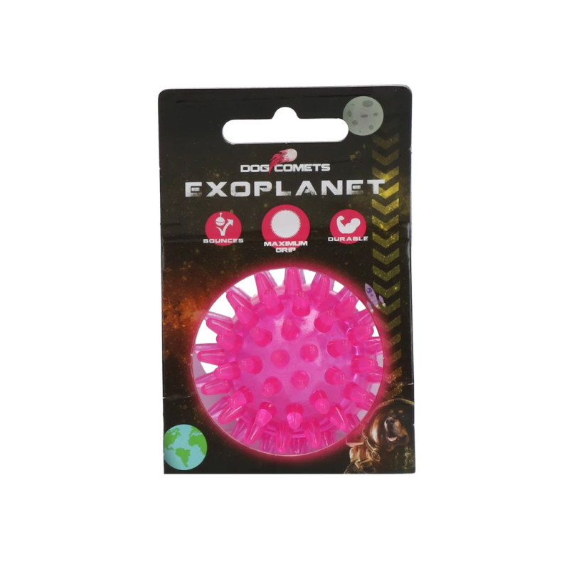 Loptička Dog Comets Exoplanet Spiky Ball S Pink