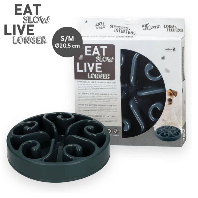 Miska Eat Slow Live Longer Original Grey