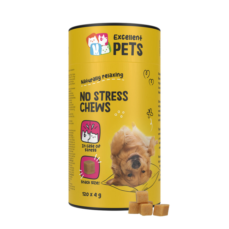 Výživový doplnok proti stresu Excellent Pets No Stress Soft Chews 120 Treats
