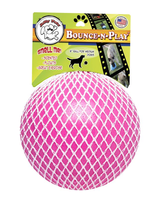 Nadrozmerná lopta Jolly Ball Bounce-n Play Pink 20 cm