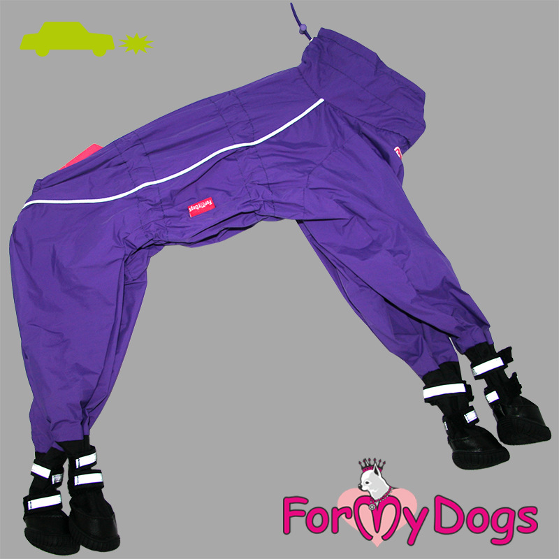 Pršiplášť PURPLE W/SHOES (pre fenky) 18/XL 1