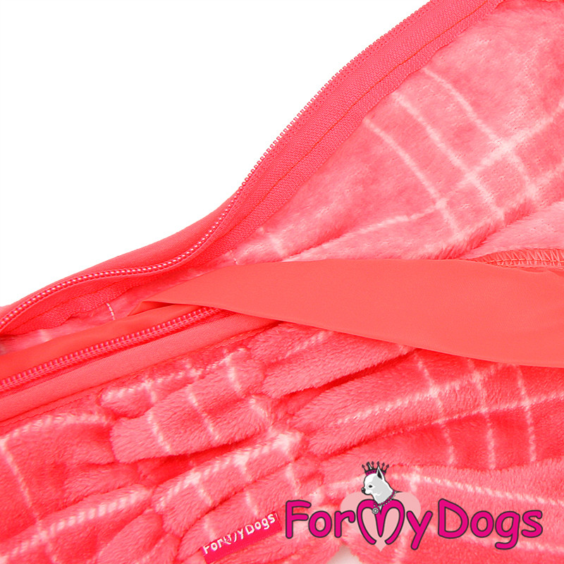 Zimný overal PINK CHECKERS (pre fenky) 12/S 3