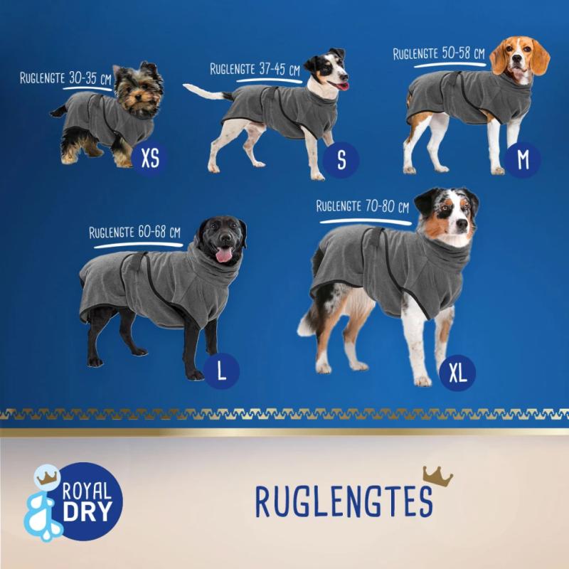 Župan Royal Dry Bathrobe For Dogs L 1