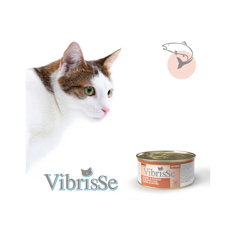 Konzerva pre mačku VIBRISSE CAT SALMON 70 g losos