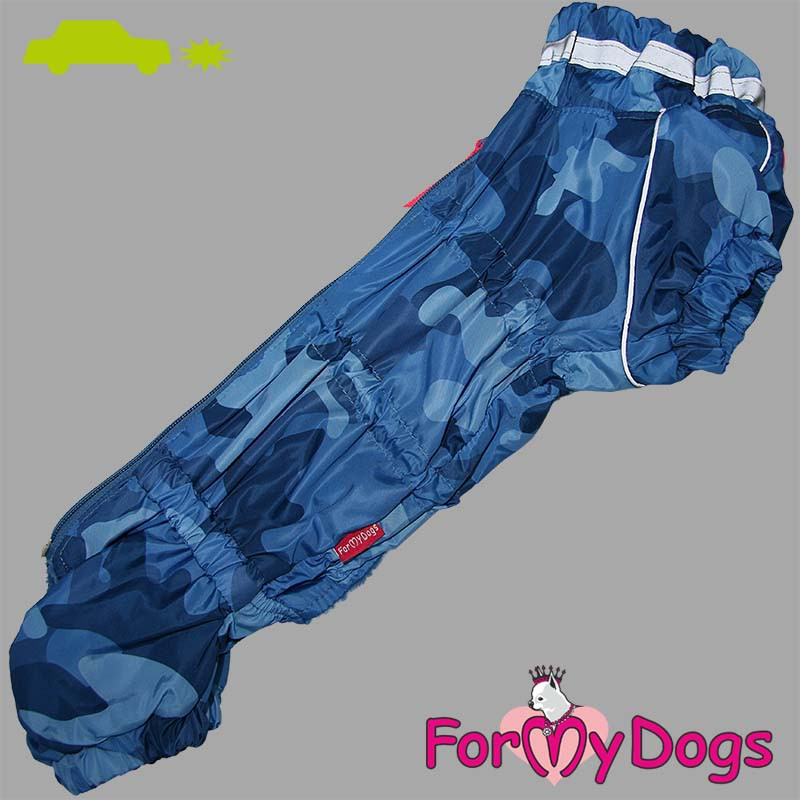 Zimný overal BLUE CAMOUFLAGE (pre psov) 2