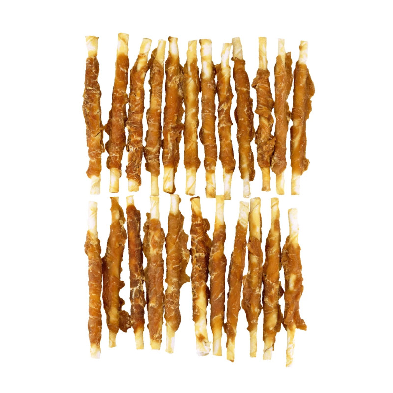 Žuvacie tyčinky Braaaf Rawhide Roll Sticks Chicken (30 pcs) 2