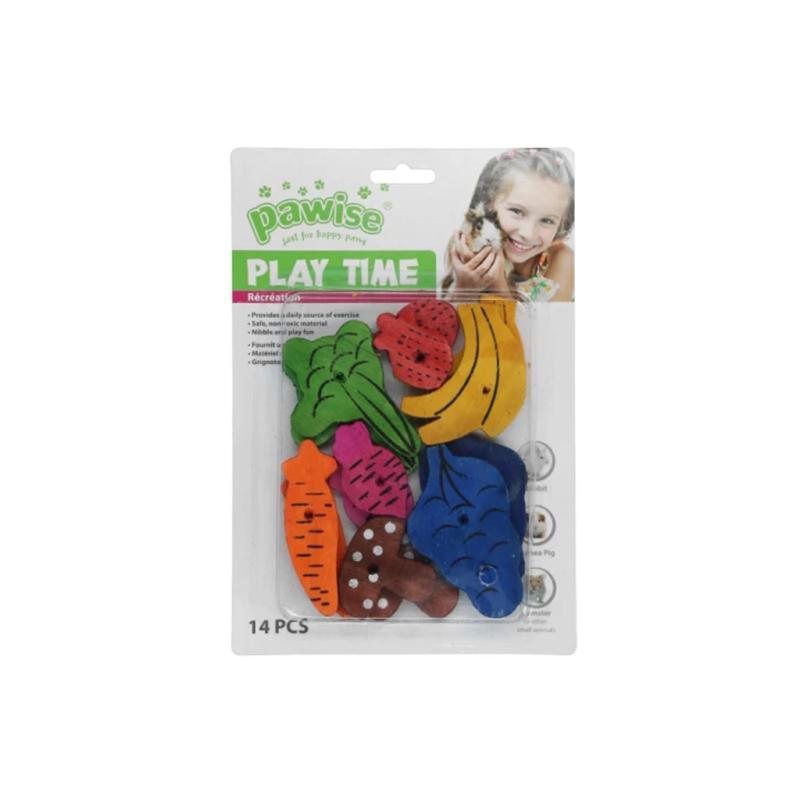 Hračka Pawise Play Time Small Pet Fruit & Veggie mix