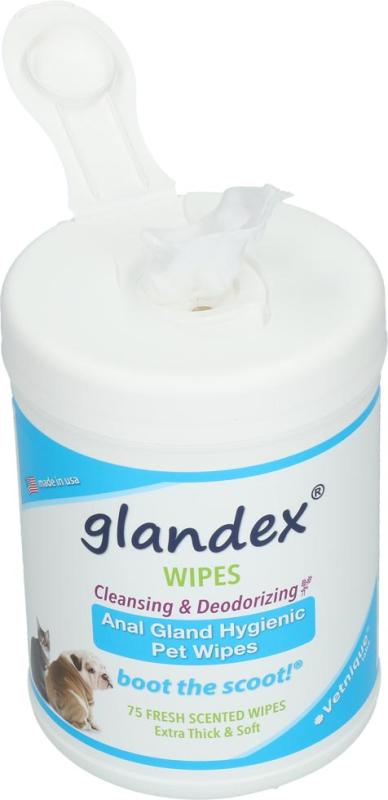 Hygienické vlhké obrúsky Glandex Wipes 75