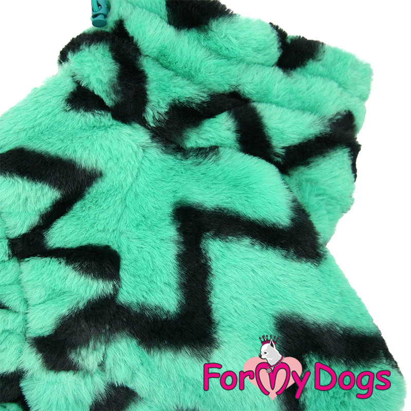 Zimný overal ZIG ZAG GREEN (pre psov) 18/XL 2