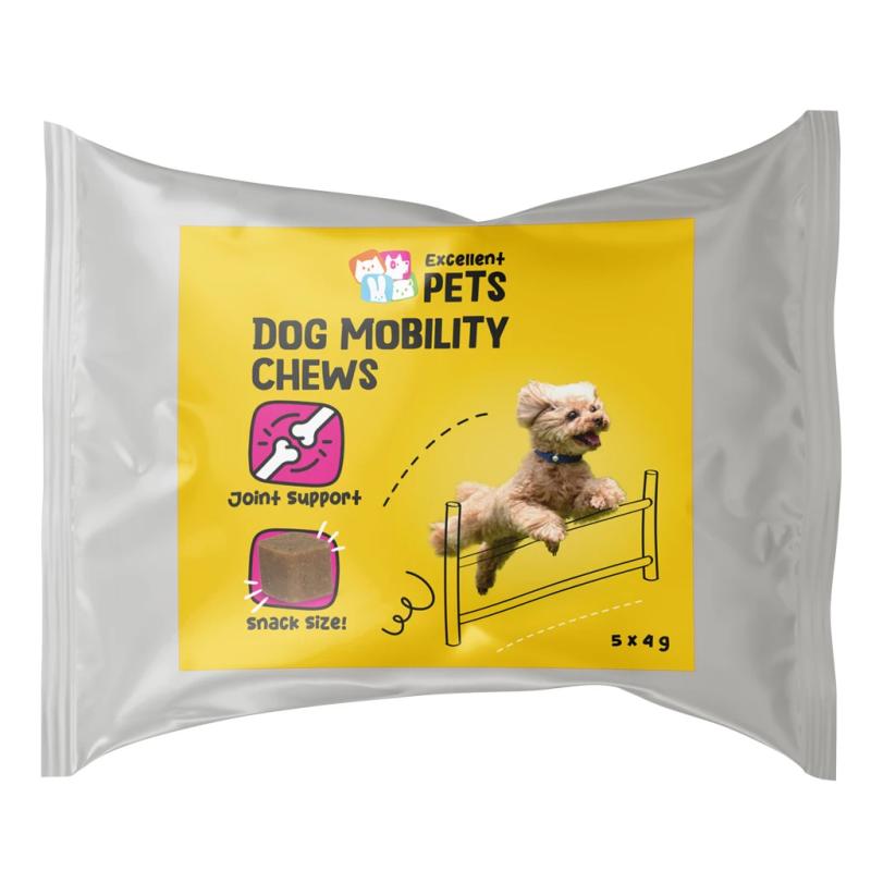 Výživový doplnok pre zdravé kĺby - žuvacie Excellent Pets Dog Mobility Soft Chews 5 ks