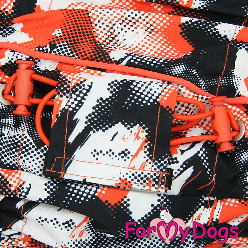 Zimný overal ORANGE CAMOUFLAGE (pre psov) 16/L 7
