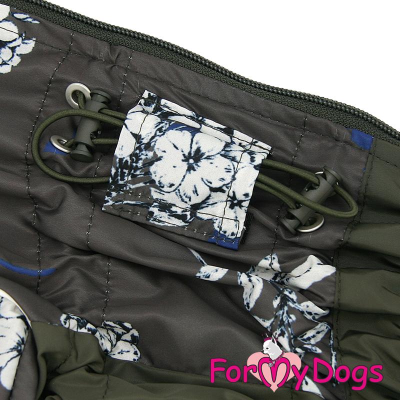 Pršiplášť KHAKI FLOWER (pre fenky) 22/3XL 5