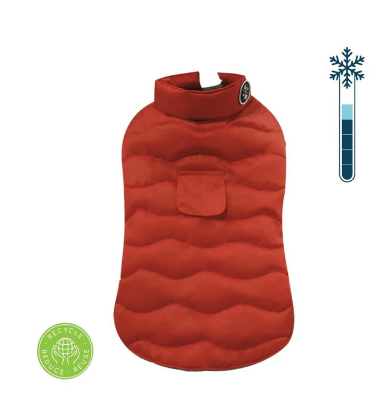 Bunda Eco Leaves Red 5XL